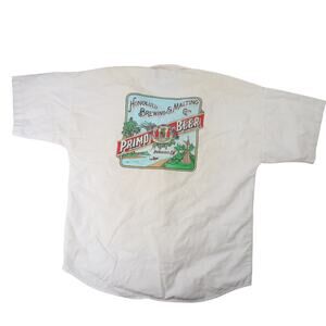 Vintage Primo Beer Hawaiian Button Up Shirt